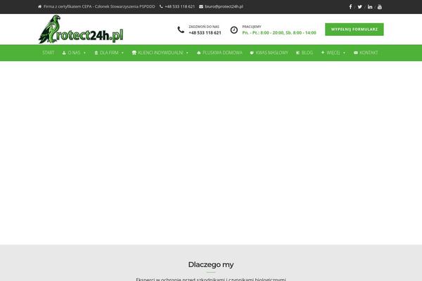 Ostrya theme site design template sample