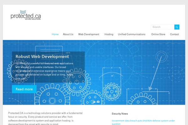 Spacious theme site design template sample