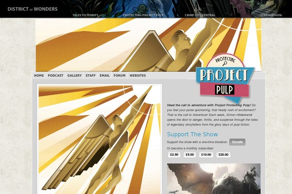 BroadNews theme site design template sample