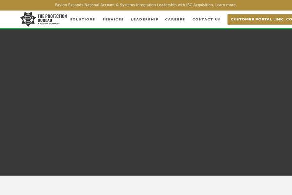 protectionbureau.com site used Skeleton-wp