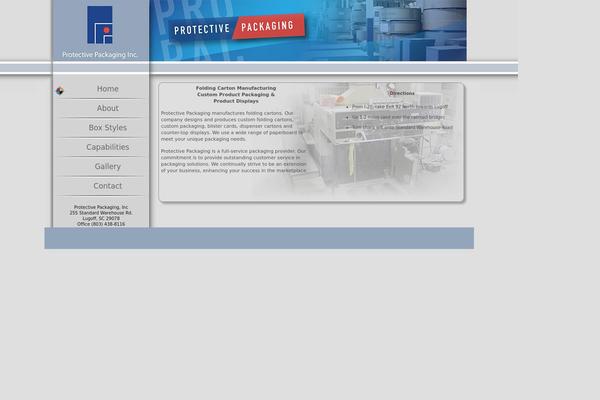Blueline theme site design template sample