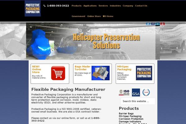 protectivepackaging.net site used Education Pro