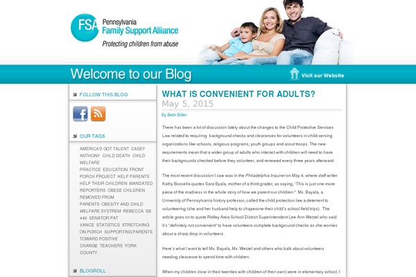 Fsa theme site design template sample