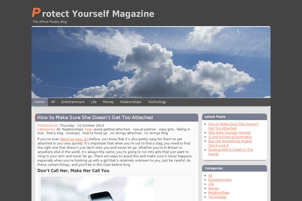 Northern-Clouds theme site design template sample