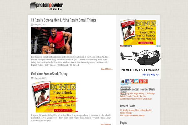 Bulletnova theme site design template sample