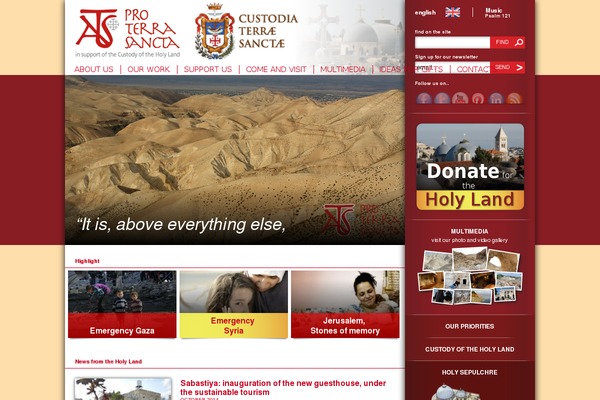 proterrasancta.org site used Ats10