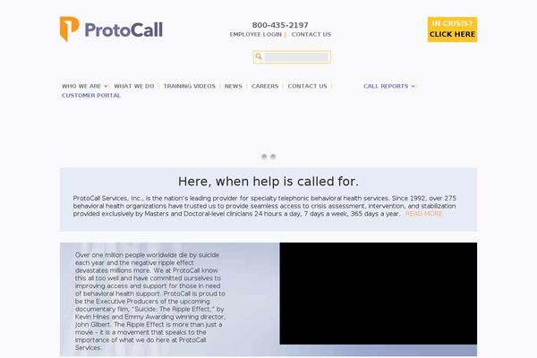 protocallservices.com site used Protocall-divi-child