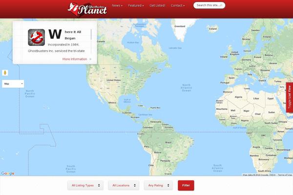 Explorable theme site design template sample