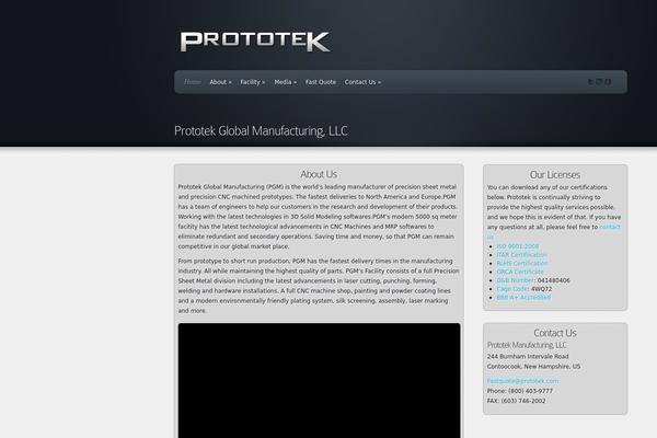 prototek.se site used Envisioned