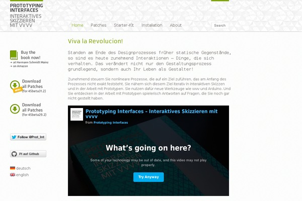 prototypinginterfaces.com site used Pi