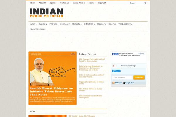 Site using Easy-mashable-social-bar plugin