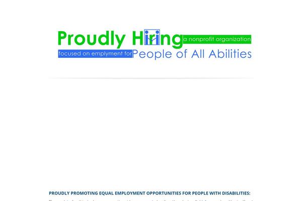 proudlyhiring.org site used CoolBlue