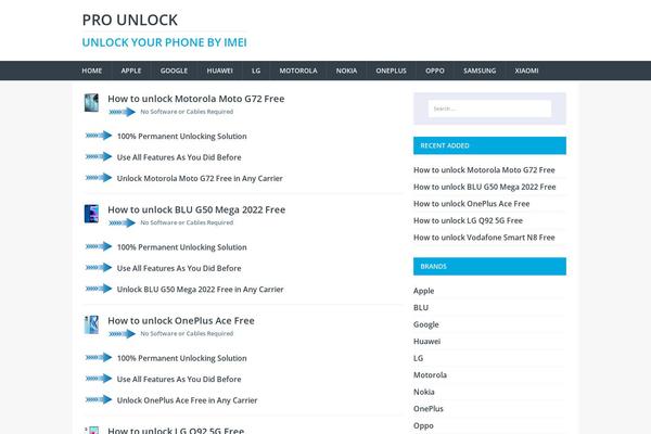 MH TechMagazine theme site design template sample