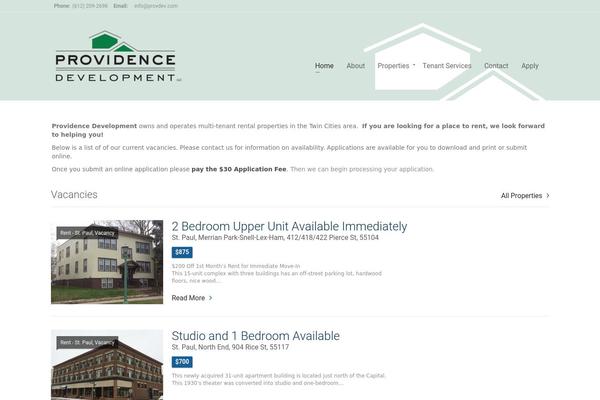 Zoner theme site design template sample
