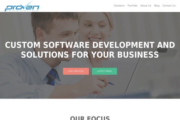 Neve theme site design template sample