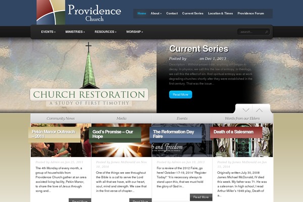 TheSource theme site design template sample