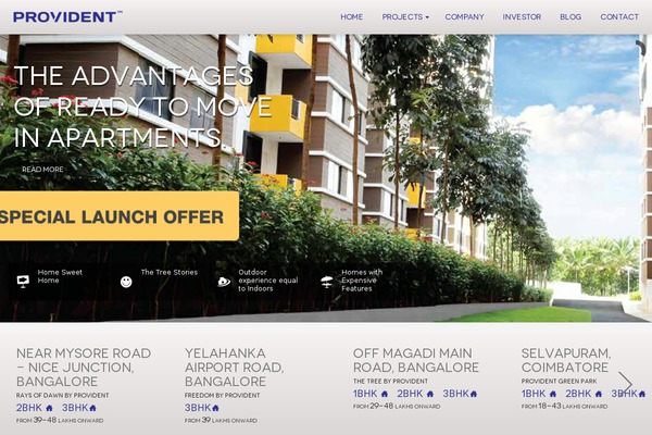 providenthousing.com site used Provident