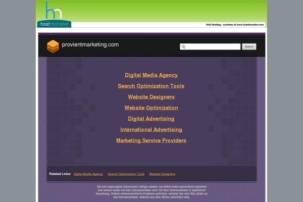 provientmarketing.com site used Architectura