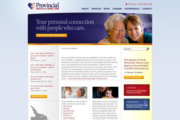 WP Framework theme site design template sample