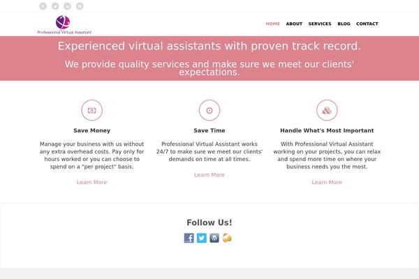 Ares theme site design template sample
