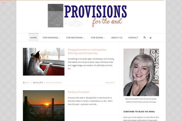 provisionsforthesoul.com site used Highend