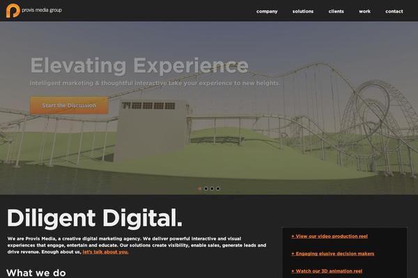 Site using Pmg-portfolio plugin