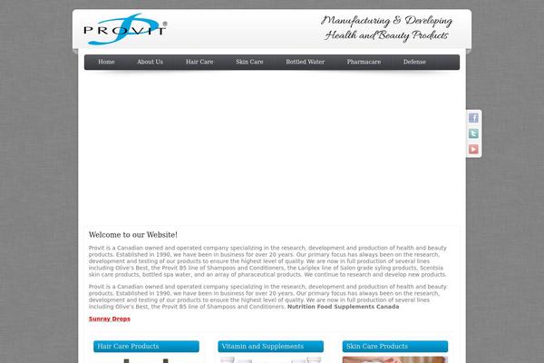 Site using WordPress Content Slide plugin