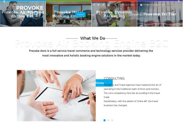 provokeaero.com site used Provoke