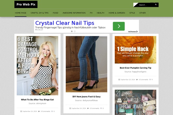 Wpex Fashionista theme site design template sample