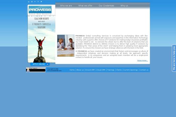 Prowess theme site design template sample