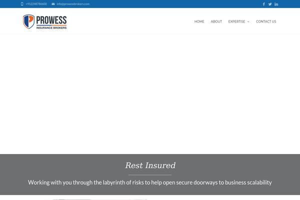 Prowess theme site design template sample