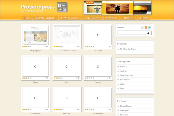 EXPOSE theme site design template sample