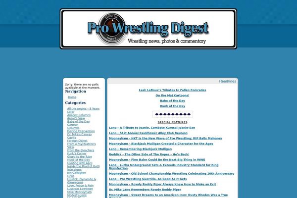 prowrestlingdigest.com site used Rounded-transparent-10