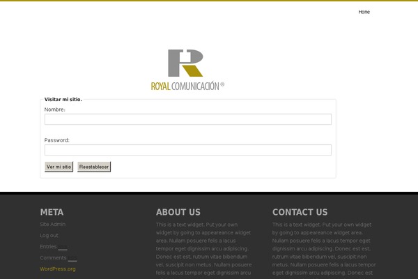 discover theme site design template sample