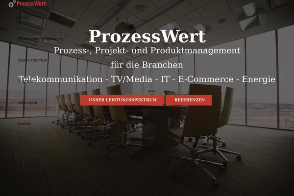 Impreza Child theme site design template sample