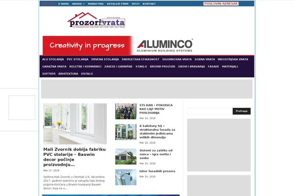 Newsmag Child theme site design template sample