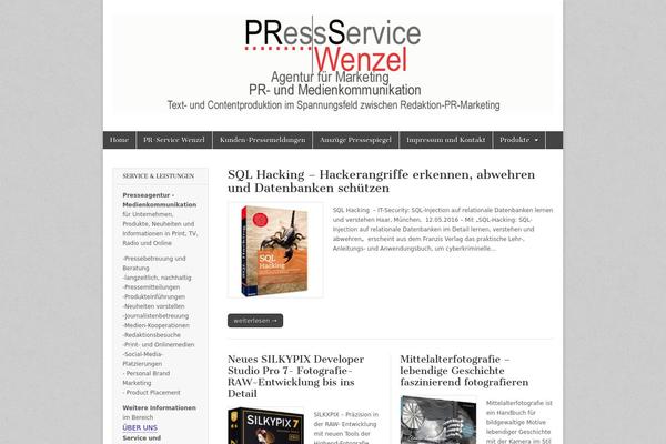 Magazine Basic theme site design template sample
