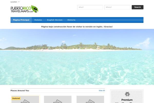Directory theme site design template sample