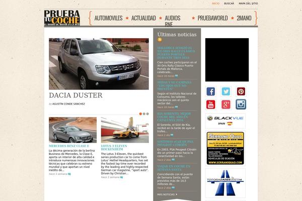 pruebatucoche.es site used Theme1318