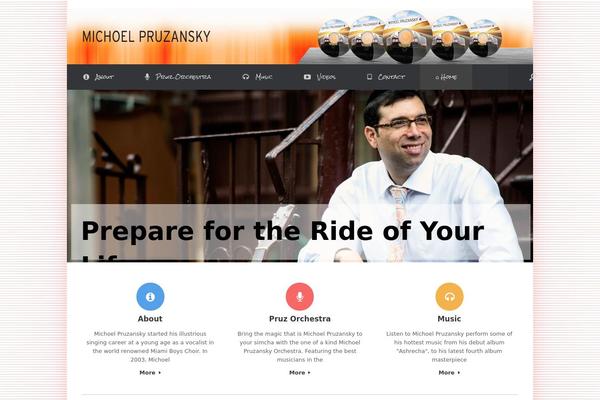 Vantage theme site design template sample