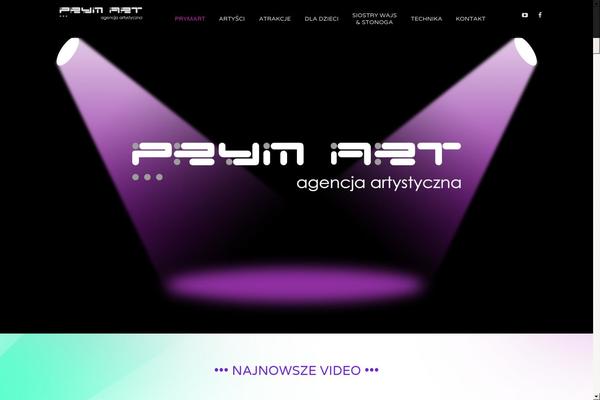 FWRD theme site design template sample