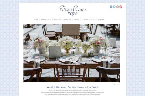 Evermore theme site design template sample