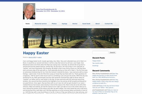 Skeleton theme site design template sample