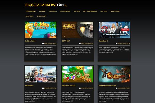 Submarine theme site design template sample