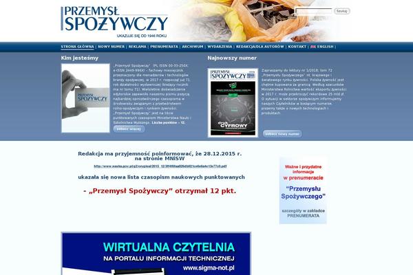 Pm theme site design template sample