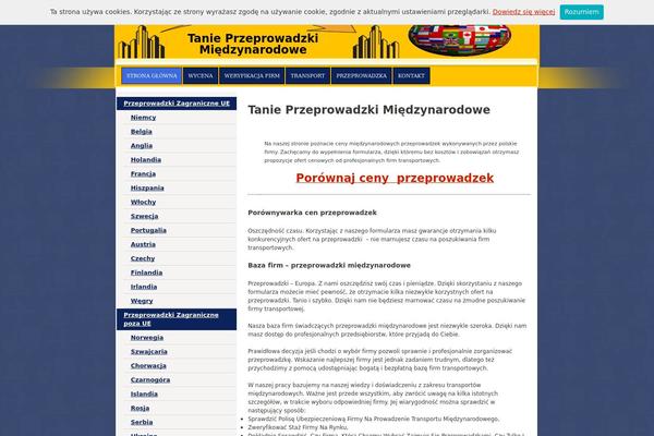 Cuttlefish theme site design template sample
