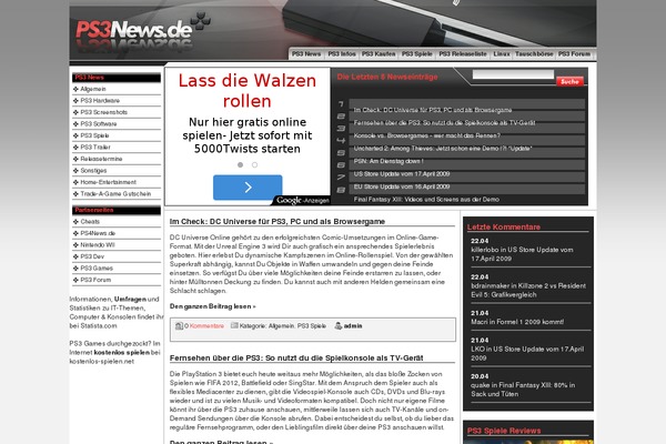 Site using Coolplayer plugin