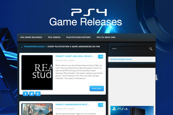Orizon theme site design template sample