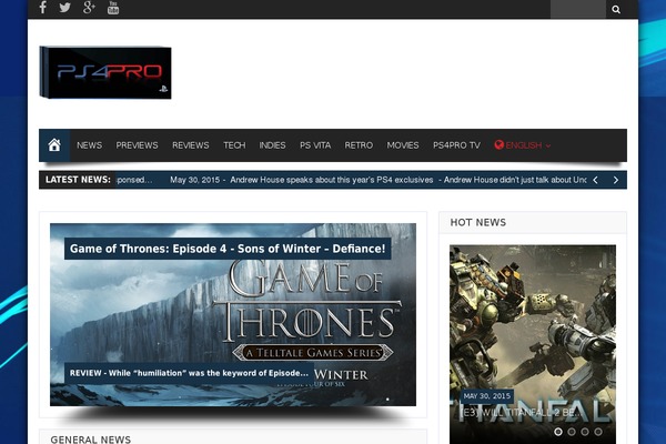 Gameleon theme site design template sample