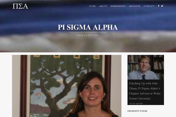 Story theme site design template sample